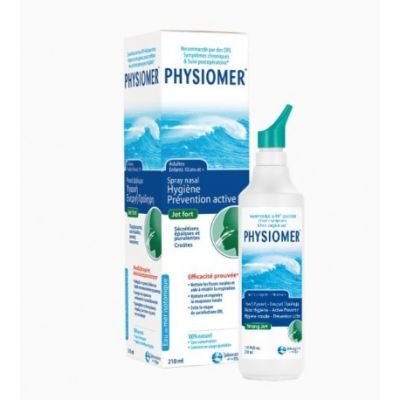 Spray nasal PHYSIOMER - Hygiène Nasale Jet Fort - 210ML