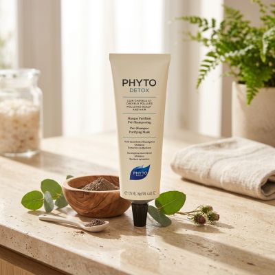 PHYTO Detox Masque Purifiant Peau Nette & Éclatante 125ml