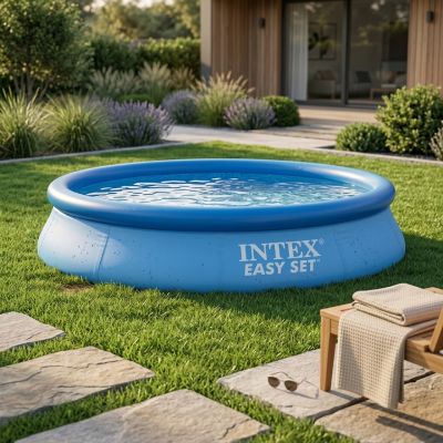 Piscine gonflable Intex - 2,44x0,61 m - Bleu