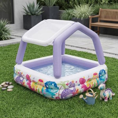 Piscine gonflable Intex - ombrelle - 157x157x22 cm
