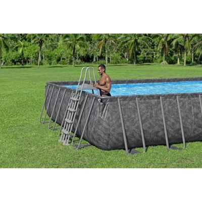 Piscine hors sol - rectangulaire - 9,56×4,88×1,32 m