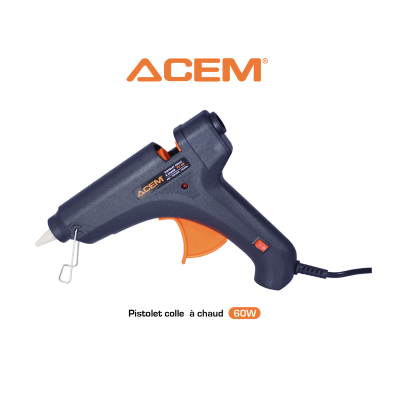 Pistolet à Colle Chaude ACEM PC-60 - 60W