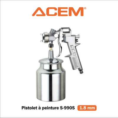 Pistolet de peinture S-990S 1.8 mm 280401008 - ACEM