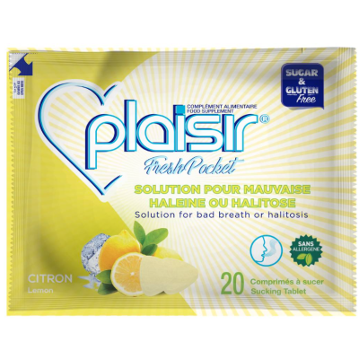 Plaisir Sachets Mauvaise Haleine Citron-Menthe - Plaisir - 12