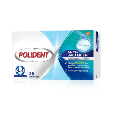 Polident Anti-Bactérien - Prix Tunisie | Arkan.tn
