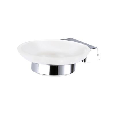 Porte Savon assiette - REMER - SQ10CR - Blanc