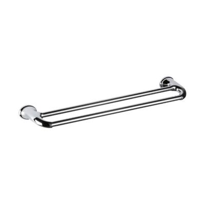 Porte Serviette à 2 barres - REMER - NV33 - chromé