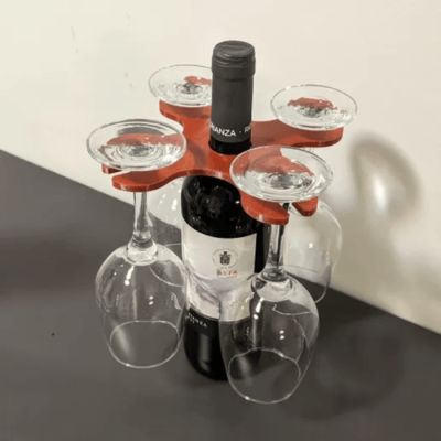 Porte-verre à vin : 2, 3 et 4 verres