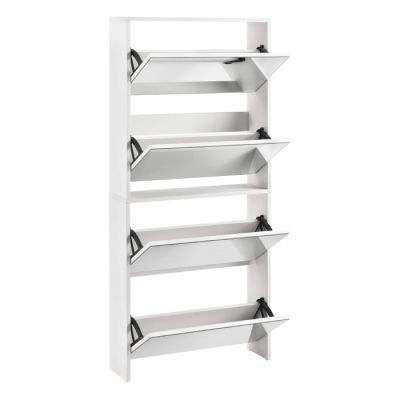 Porte Chaussures – MDF Stratifié – 134 x 63 x 17 cm