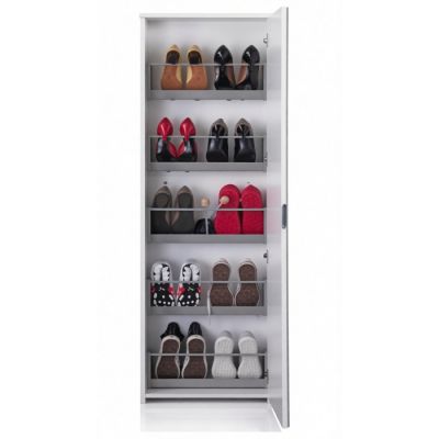 Porte Chaussures – MDF Stratifié – 50 x 178 x 18 cm
