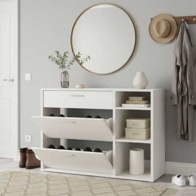 Porte Chaussures – MDF Stratifié – 80 × 90 × 35 cm