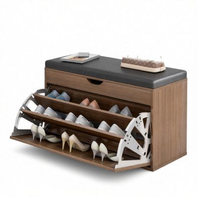 Porte Chaussures – MDF Stratifié – 80 x 40 x 35 cm 