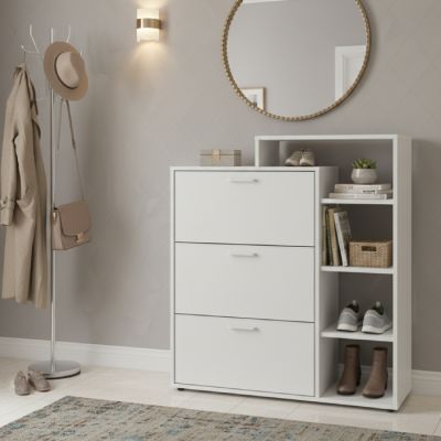 Porte Chaussures – MDF Stratifié – 90 x 125 x 35 cm