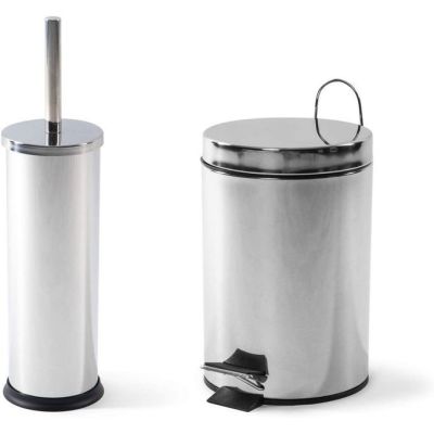 Ensemble poubelle 3L + brosse WC – Pratique et esthétique