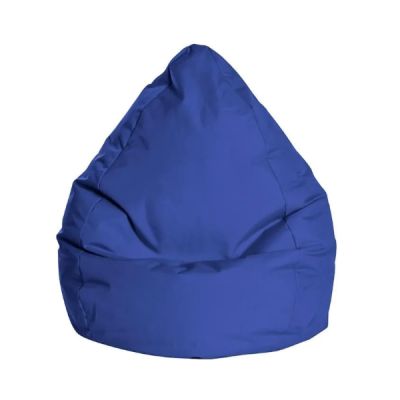 Pouf Poire Géant - Dimensions: L*L*H = 90cm x 120cm-Bleu Bic