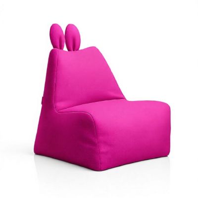 Pouf lapino pour Enfant – L: 65 cm H: 63 cm L: 55 cm Design Original-rose fushia