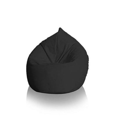 Pouf Poire Géant EU COSY - 90 x 120 cm - noir