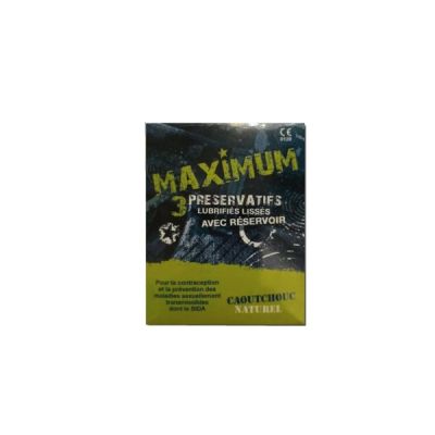 Préservatifs MAXIMUM - Lubrifiés Lissés - B-3