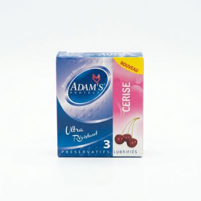 Préservatifs ADAMS PROTECT - Cerise - B-3