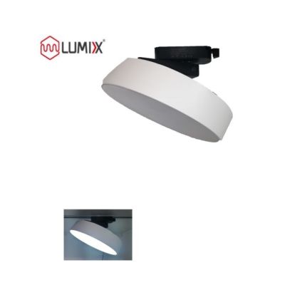 Projecteur led sur rail - 24W - Lumière Blanc Chaud (3000k) - Lumix