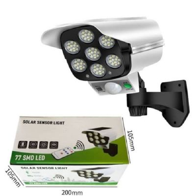 Projecteur Solaire Avec Capteur De Mouvement -  77 SMD LED