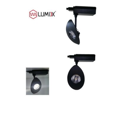 Projecteur led sur rail noir- 30W - Lumière blanche (6400k) - Lumix