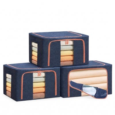 Pack 3 Boîtes de Rangement 100L Bleu - Prix... | Arkan.tn