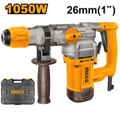 Perceuse à percussion rotative - 1050W 26MM - INGCO