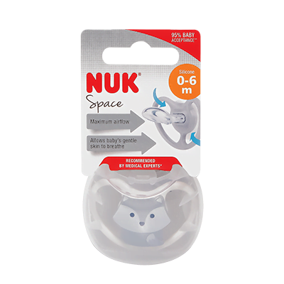 Sucette NUK SPACE - 0-6 mois