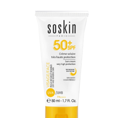Écran solaire SOSKIN - Peau Sèche SPF50+ - 50ML