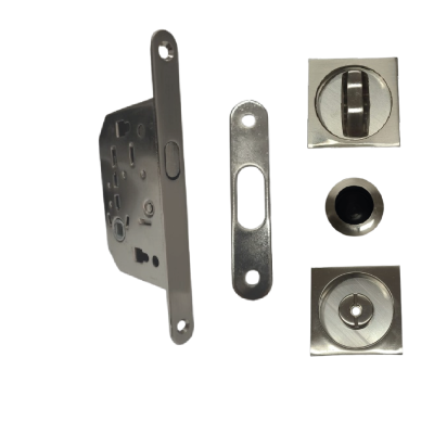 KIT SERRURE Porte Coulissante SC6150CC Satiné Condamnation CARRE STAP