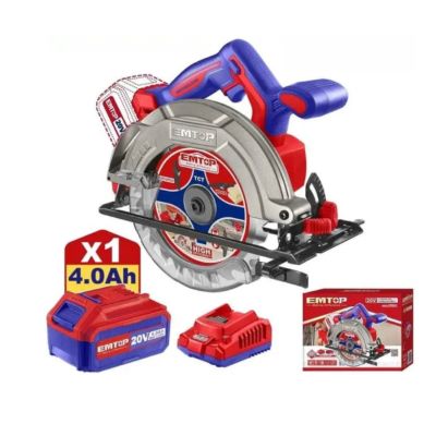 Scie Circulaire 165 20V1B4Ah Emtop Elcs16521