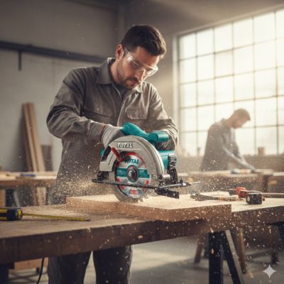 Scie Circulaire TOTAL - TS11418526 - 185 mm - 1400W