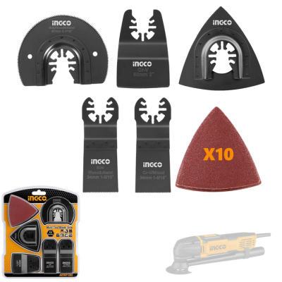 Accessoires pour outils oscillant -15 pieces -ingco