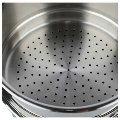 Couscoussier - 12 Litres - En Inox - 28 cm - Hascevher 