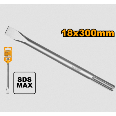 Burin plat SDS MAX - 18 x 300 mm - INGCO