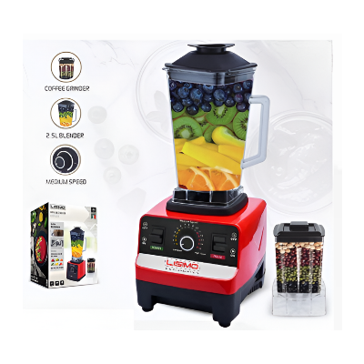 Mixeur Broyeur Robuste Blender 2 en 1 - Blender Mélangeur 2500W 2.5 L - LISIMO