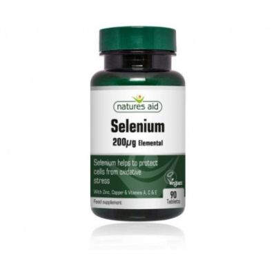 Sélénium Natures Aid - 90 Capsules
