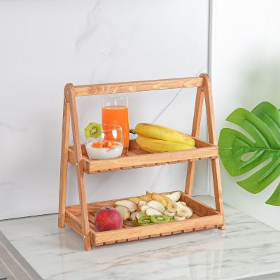 Étagère en Bois 2 Niveaux