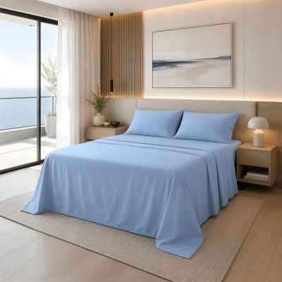 Set de lit MON AURA - EEYUIQ - Bleu Pastel