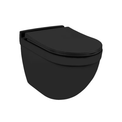 Cuvette Suspendue Noir Mat - Prix Tunisie | Arkan.tn