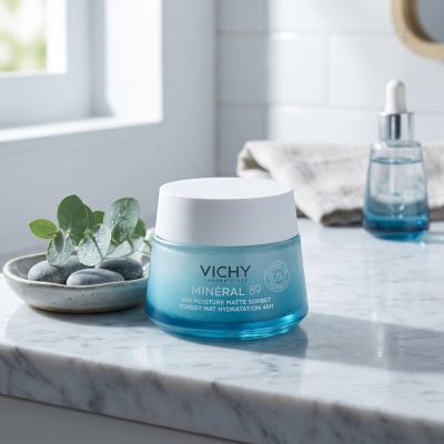 VICHY Minéral 89 Sorbet Mat Crème Hydratante Hydratation 48H