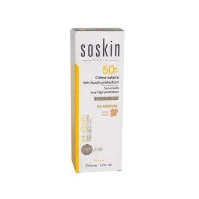 Crème solaire teintée SOSKIN - Light SPF50+ - 50ML