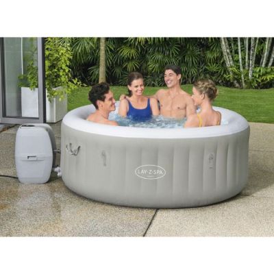Spa Gonflable Bestway Lay-Z-Spa Tahiti Pour 2-4 personnes Rond 180x66 cm