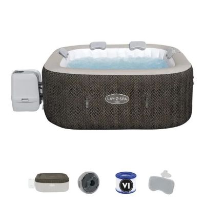 Spa gonflable, Spa gonflable Lay-Z-Spa Cabo carré Hydrojet, 180*180*71 cm