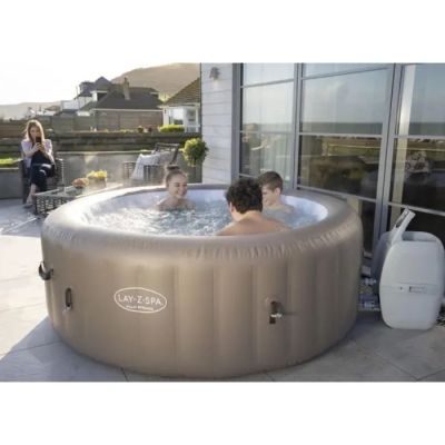 Spa gonflable, Spa gonflable rond Lay-Z-Spa Palm Springs Airjet, Spa gonflable 196*71 CM