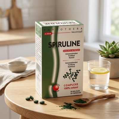 LABORATOIRES VITAL Spiruline Complément Alimentaire 60 Comprimés