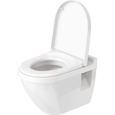 PACK CUVETTE SUSPENDU STARCK3 AVEC ABATTANT FREIN DE CHUTE 
