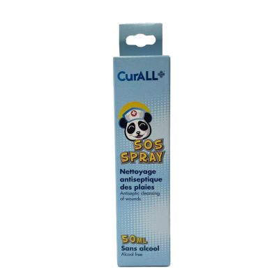 Spray antiseptique CURALL - SOS nettoyage des plaies