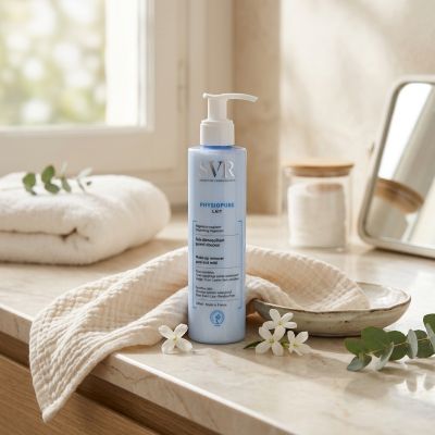 SVR Physiopure Lait Démaquillant Peau Sensible 200ml